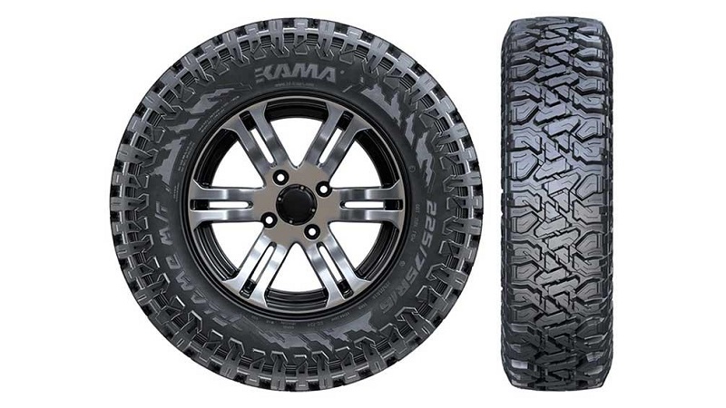 Kama поделилась подробностями о внедорожных шинах Flame M/T